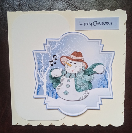 Vintage snow people toppers by Jackie Odonnell