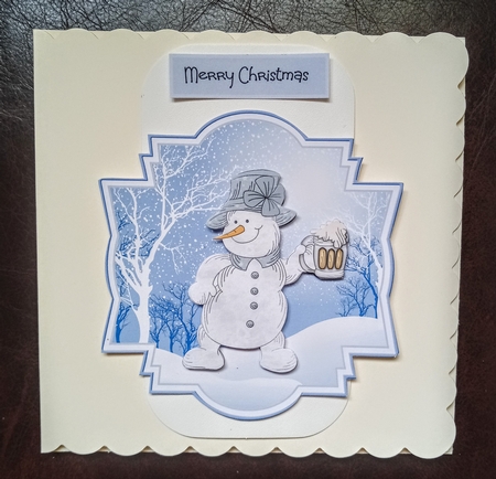 Vintage snow people toppers by Jackie Odonnell