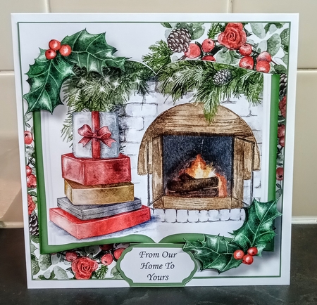 Christmas Open Book - Gifts At The Hearth by Jackie Odonnell