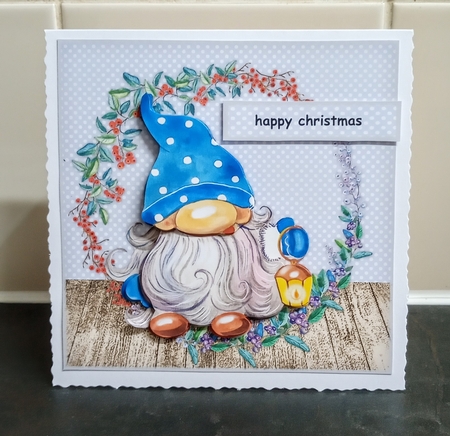 Petit Card Happy  Gnome by Jackie Odonnell