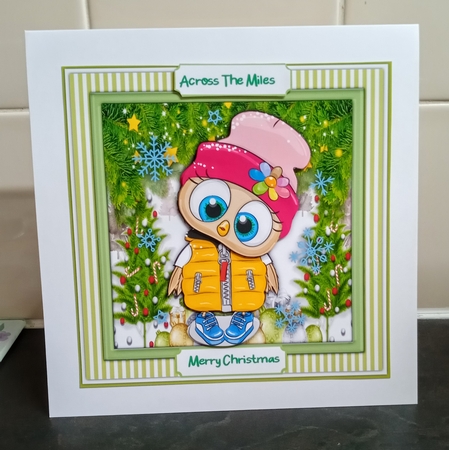 Gorgeous Christmas Owl by Jackie Odonnell
