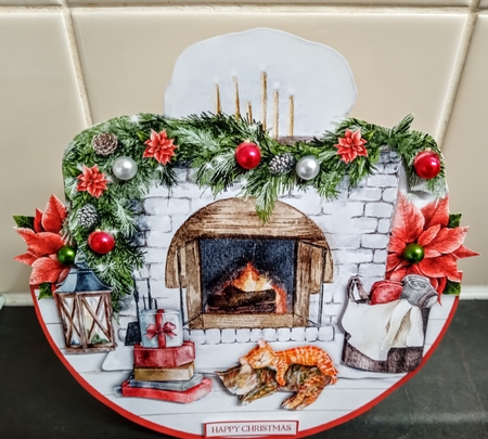 DREAMING OF SANTA rocker card by Jackie Odonnell