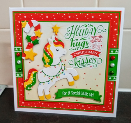 Magic Christmas Unicorn Mini Kit by Jackie Odonnell