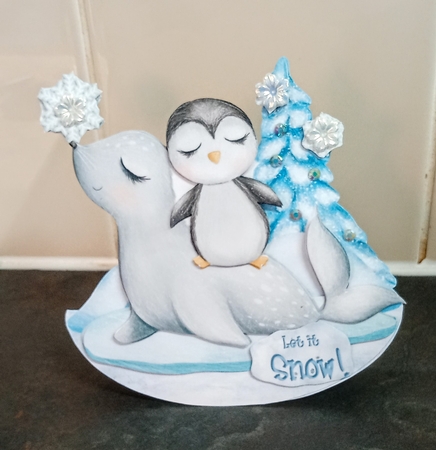 Arctic Frost 4 Rocker Card Mini Kit by Jackie Odonnell