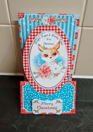 Woodland Winter 4 - Upright Z-fold Card Mini Kit by Jackie Odonnell
