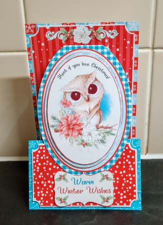 Woodland Winter 5 - Upright Z-fold Card Mini Kit by Jackie Odonnell