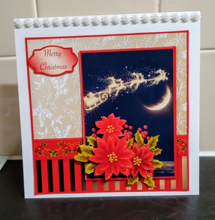 Christmas Deliveries - Decoupage Card Mini Kit by Jackie Odonnell
