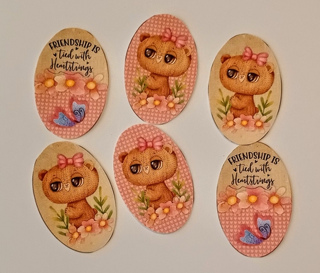 2021-Friendship Bear Tags by Jackie Odonnell