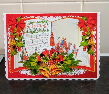 Open book Joy to the world mini kit by Jackie Odonnell