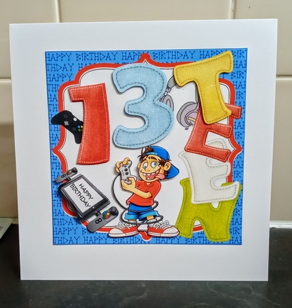 6x6 whos 13 TEEN boy by Jackie Odonnell