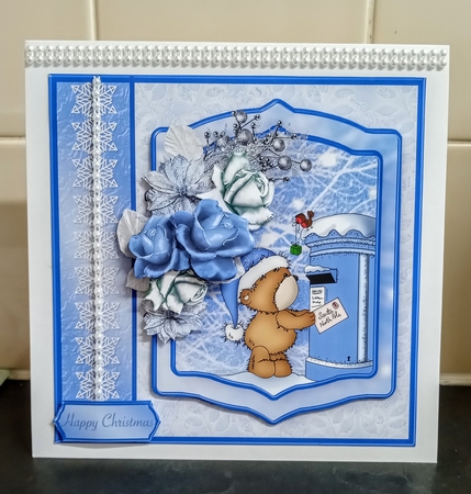 Christmas Post - Decoupage Card Mini Kit by Jackie Odonnell