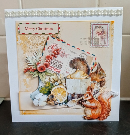Christmas Postcard 4 by Jackie Odonnell