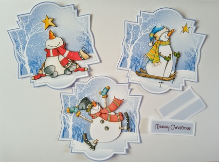Star and fun snowman by Jackie Odonnell