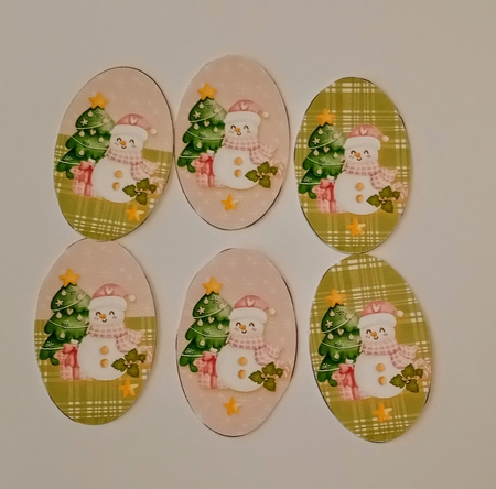 2021-pink snowman tags by Jackie Odonnell