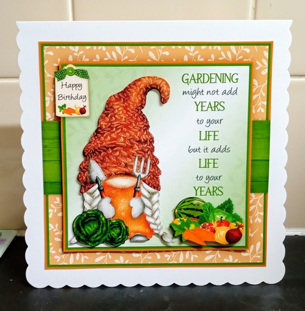Female Gardening Gnome Mini Kit by Jackie Odonnell