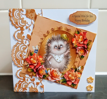 Little Hedgehog Apple Birthday Mini Kit by Jackie Odonnell