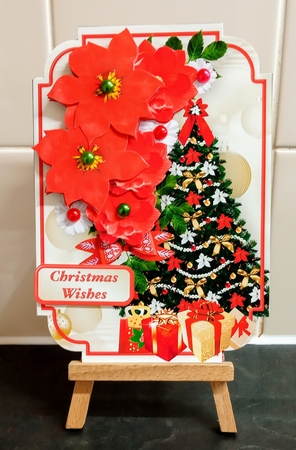 Presents Under the Tree - Shaped Card Mini Kit by Jackie Odonnell