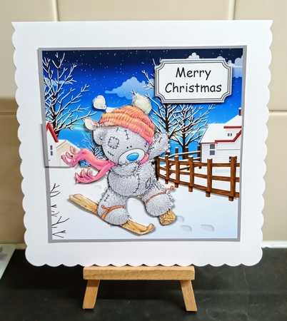Tatty teddy Christmas by Jackie Odonnell