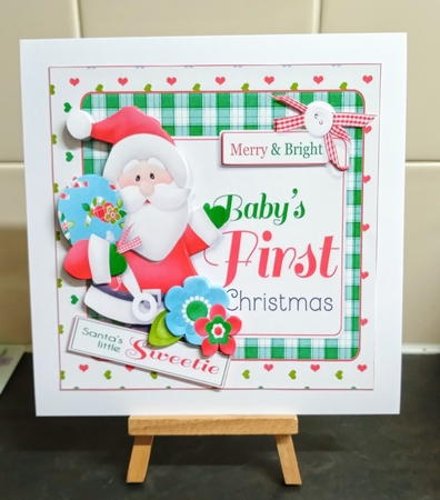 8x8 Babys first Christmas mini kit by Jackie Odonnell