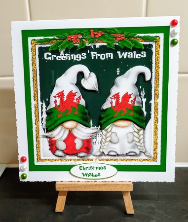 7x7Mini Kit, Gnomes Greetings From Wales by Jackie Odonnell