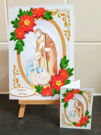 A5, Mini Kit, Beautiful Nativity Scene  by Jackie Odonnell