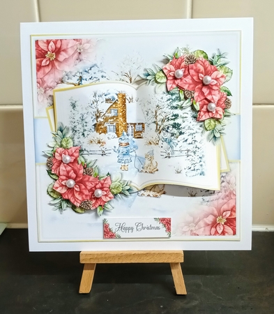 Winter Cabin Open Book Bumper Kit by Jackie Odonnell