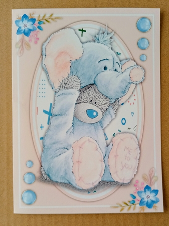 A5, Tatty Teddy ,Pink by Jackie Odonnell
