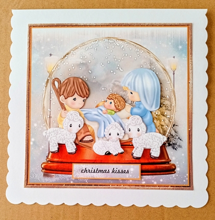  Nativity  Quick Card  7x7 by Jackie Odonnell