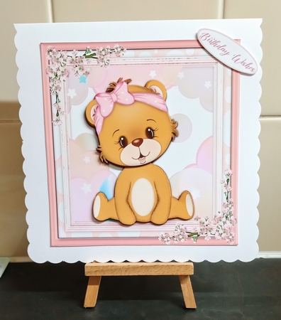 7x7 Mini Kit Beautiful Bella Bear by Jackie Odonnell