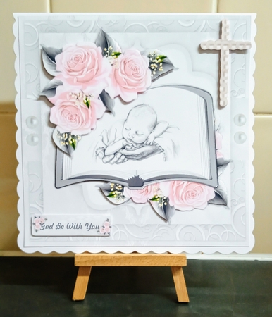 Christening Baby Girl  Mini Kit by Jackie Odonnell