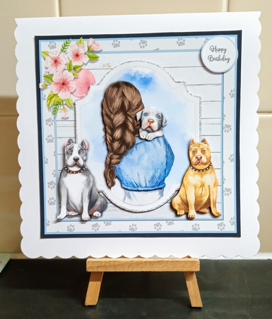 LOVE MY PITBULL mini kit by Jackie Odonnell