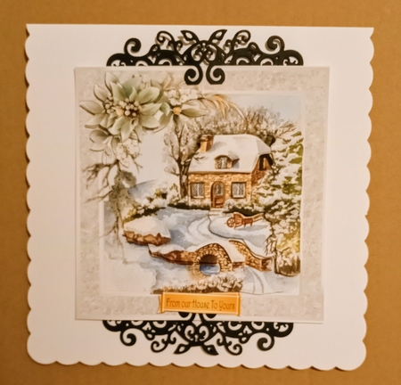 Winter Cottage by Jackie Odonnell