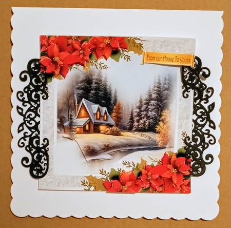 Warm Winter Cottage by Jackie Odonnell