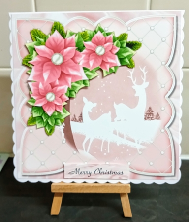  Pink  Poinsettias Beauty Mini Kit by Jackie Odonnell