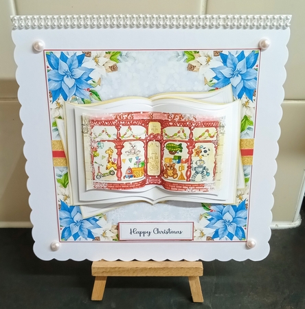 Vintage Christmas Shop Open Book Bumper Kit by Jackie Odonnell