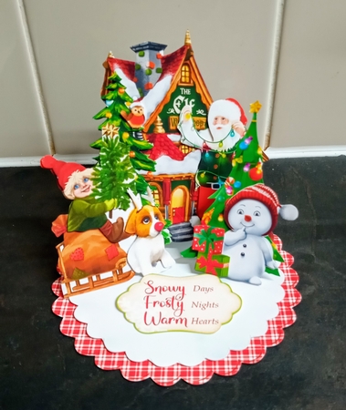 Happy Holly-Day 1 Triple Easel Card Kit by Jackie Odonnell