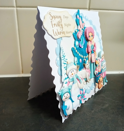 Happy Holly-Day 3 Triple Easel Card Kit by Jackie Odonnell