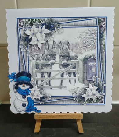 Little Donkey (Blue) Mini Kit #1 by Jackie Odonnell