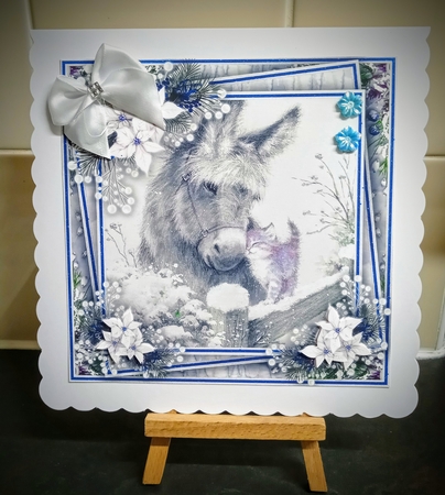 Little Donkey (Blue) Mini Kit #4 by Jackie Odonnell