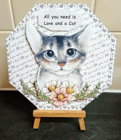 Flower Cat Mini Kit by Jackie Odonnell
