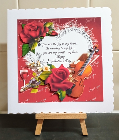 7x7 Musical love Valentine & Anniversary mini kit by Jackie Odonnell