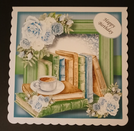 To A Book Lover 8x8 by Jackie Odonnell