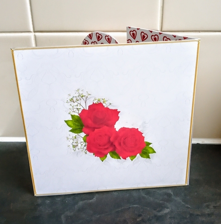 Romantic Roses - Offset Heart Card Mini Kit by Jackie Odonnell