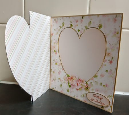 Sweet Posy - Offset Heart Card Mini Kit by Jackie Odonnell
