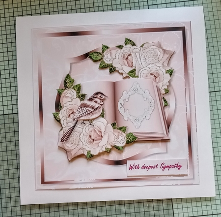 Sympathy Book Pale Pink Mini Kit by Jackie Odonnell