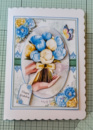 Peony Bouquet Bumper Mini Page Kits  by Jackie Odonnell