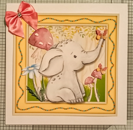 Elli and The Butterflys 7x7 by Jackie Odonnell