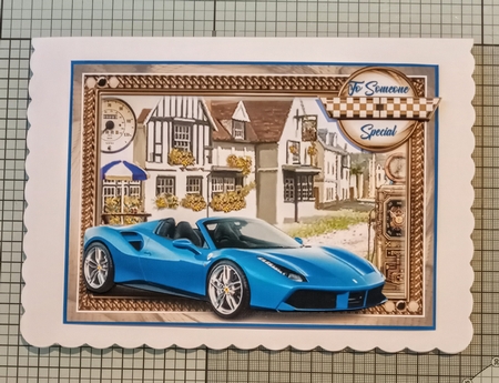 The Sports Car Bumper Male Mini Page Kits by Jackie Odonnell