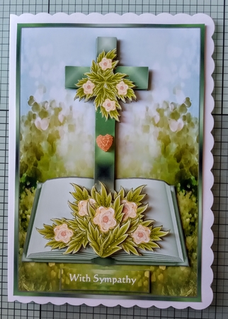 A5 Easter Vintage Cross Mini Kit by Jackie Odonnell