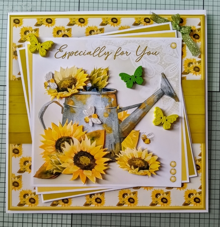 Sunny Watering Can Mini Kit by Jackie Odonnell